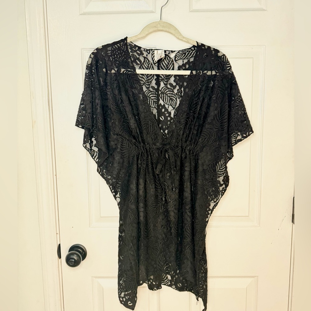 Becca Women's Poetic Lace Tunic Swimsuit Cover Up